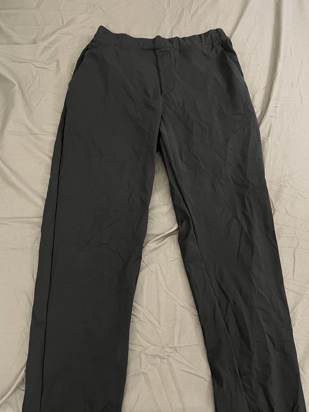 UNIQLO AIRism Men’s Black Pants Size M 30–33” Waist Stretch Lightweight